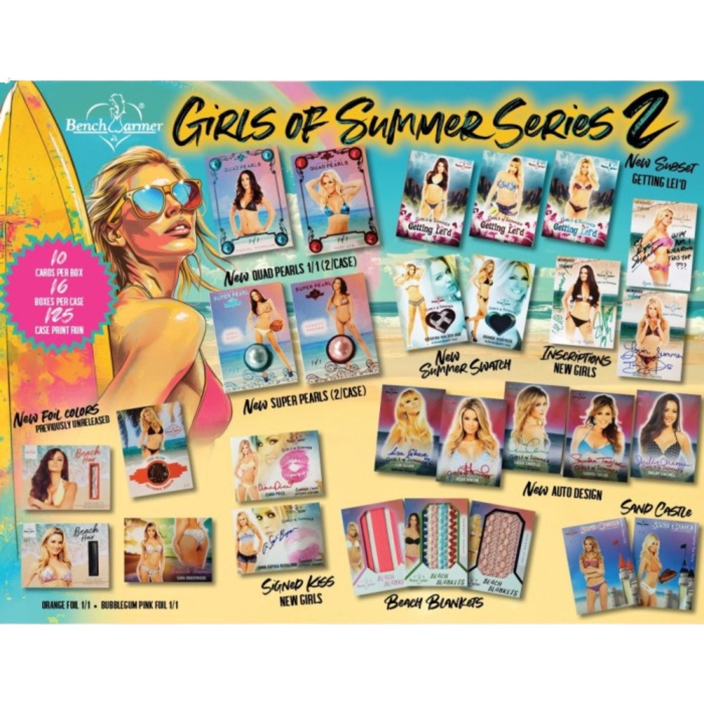 2025 Benchwarmer Girls of Summer Series 2 Hobby Box (Presell)