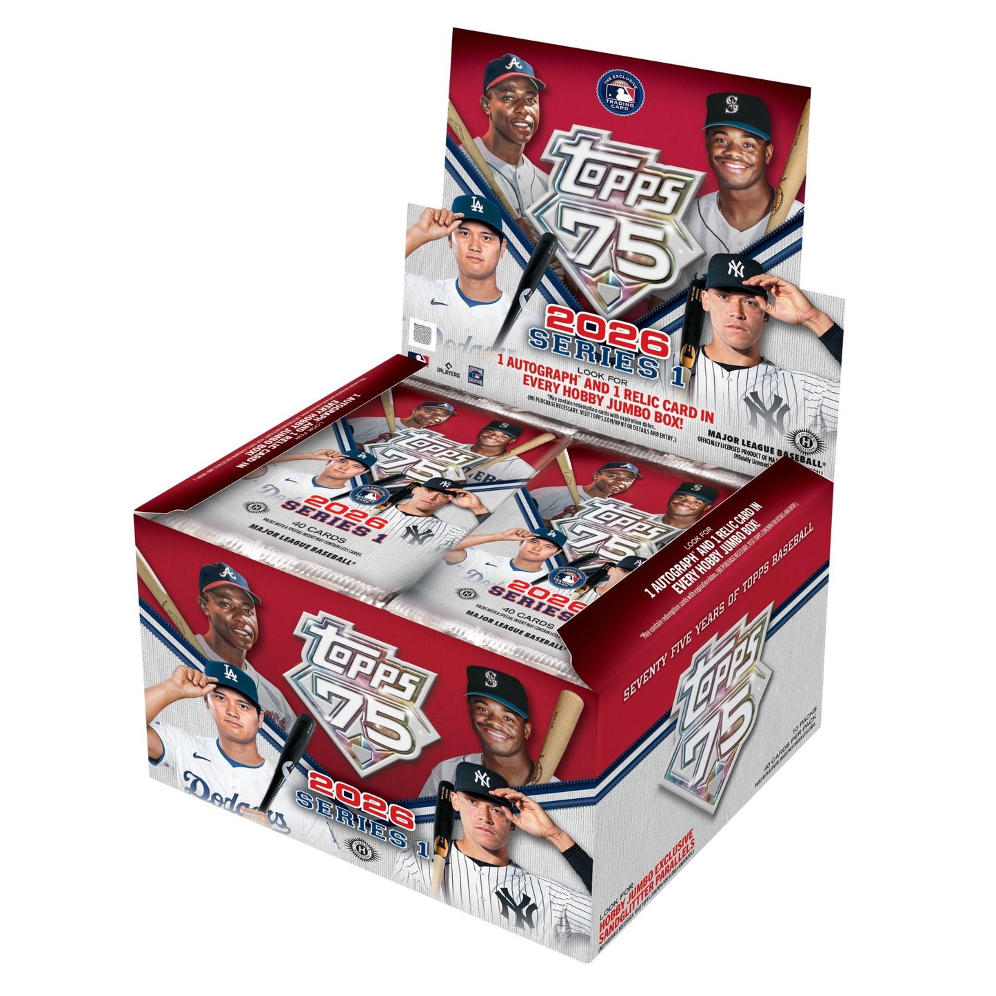 2026 Topps Series 1 Baseball Jumbo Box (Presell)
