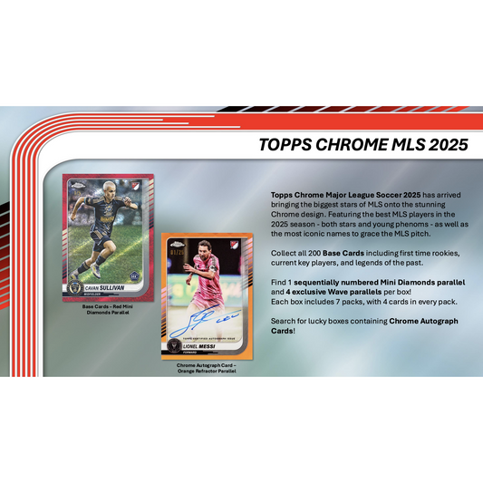 2025 Topps MLS Chrome Soccer Blaster Box