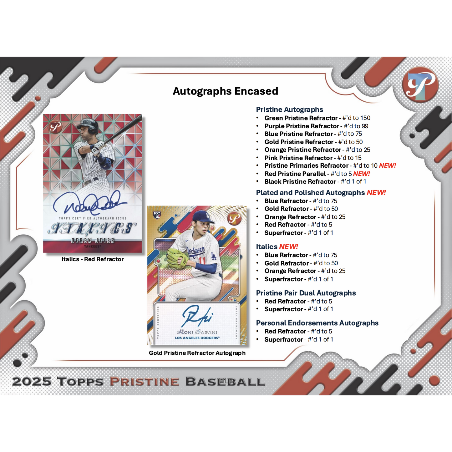 2025 Topps Pristine Baseball Hobby Pack
