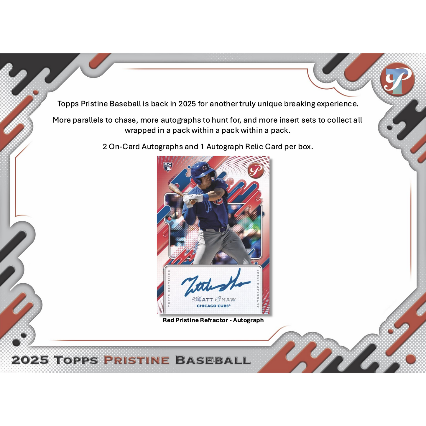 2025 Topps Pristine Baseball Hobby Box