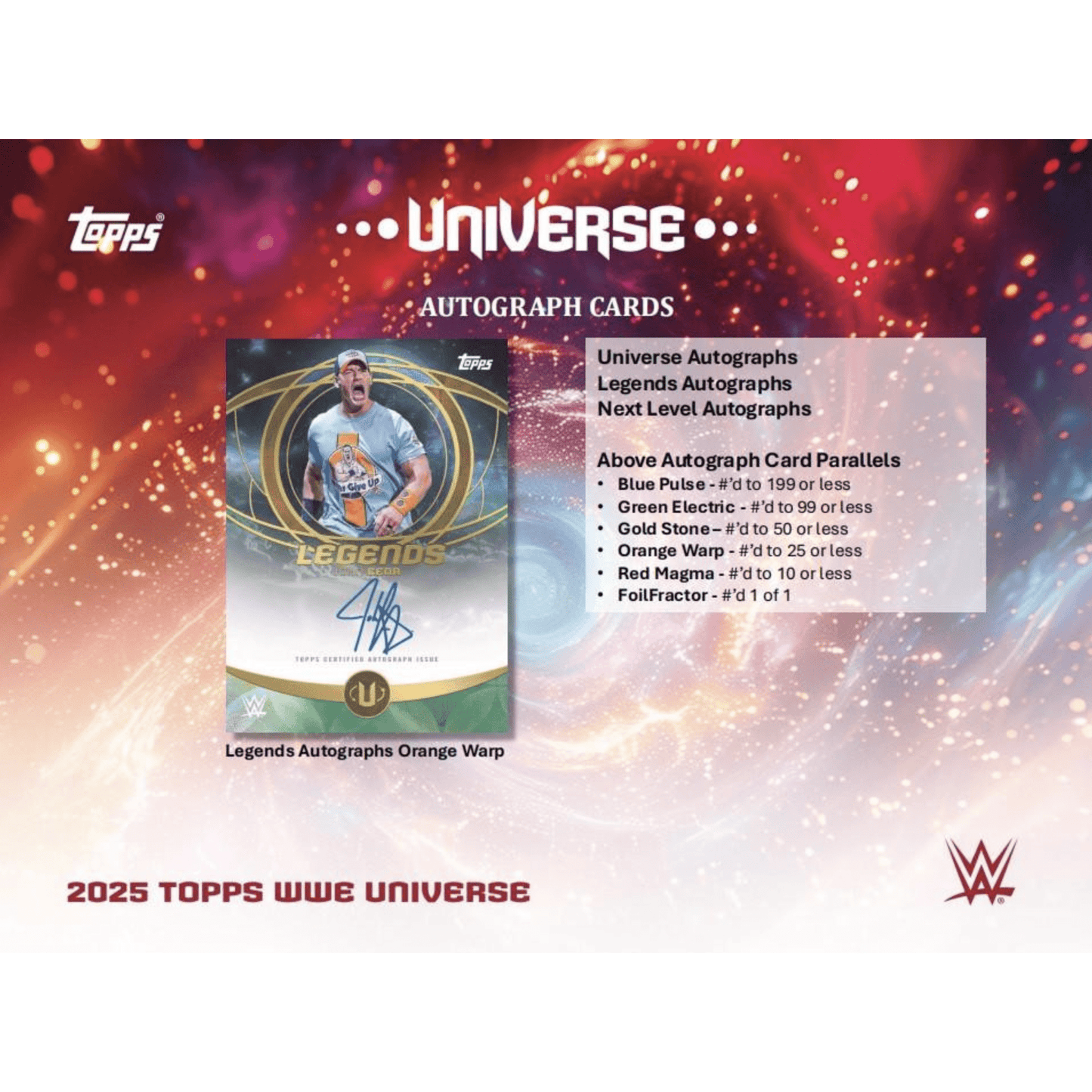 2025 Topps WWE Universe Blaster Box