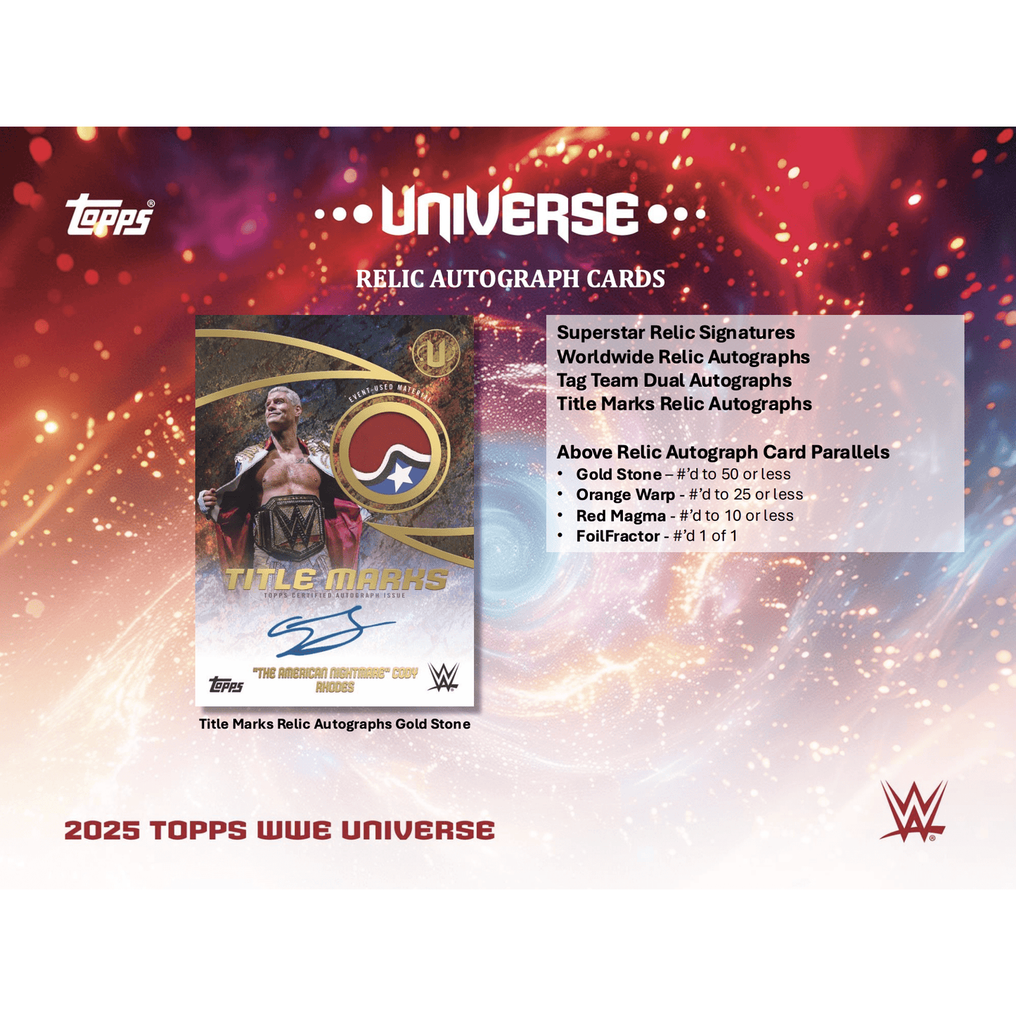 2025 Topps WWE Universe Hobby Box