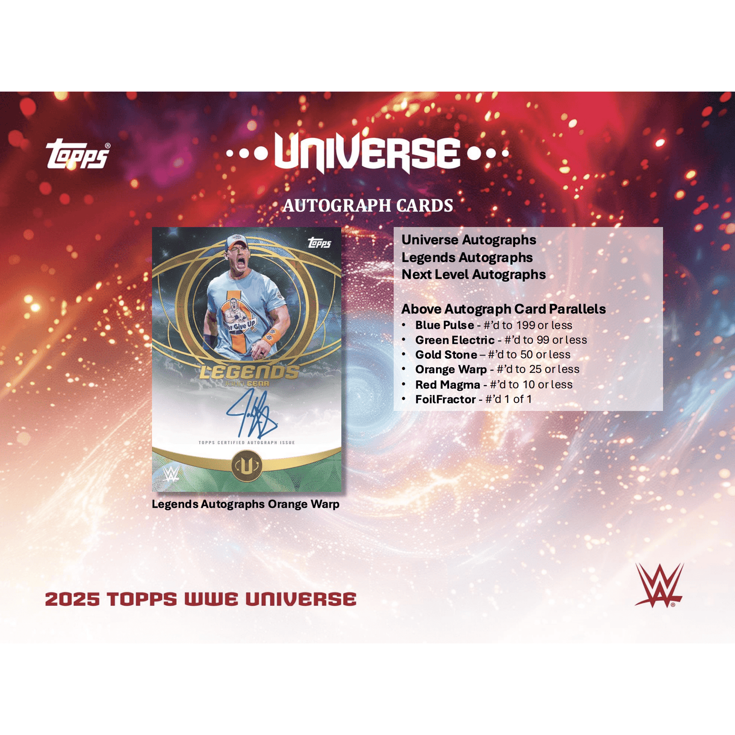 2025 Topps WWE Universe Hobby Box
