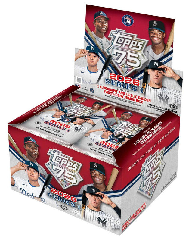 2026 Topps Series 1 Baseball Hobby Jumbo Box (PRE-ORDER)
