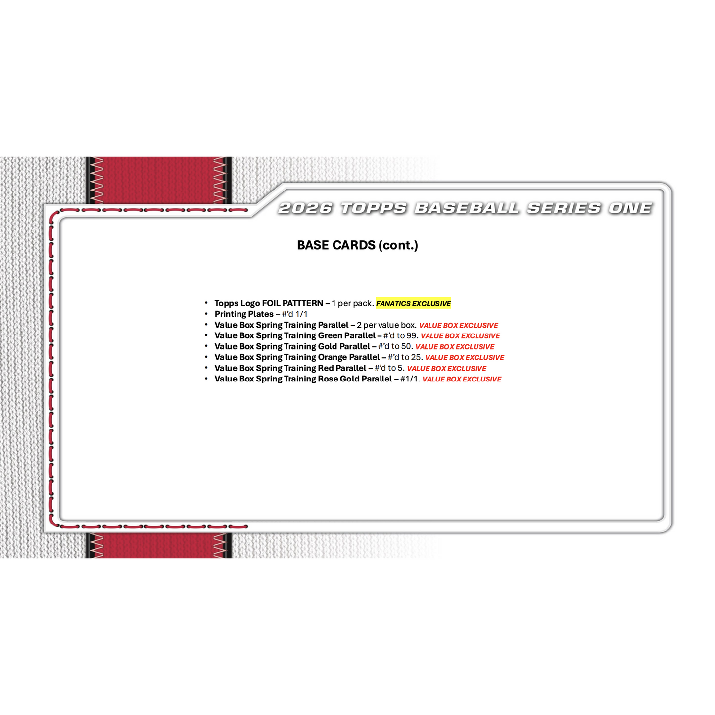 2026 Topps Series 1 Baseball Mega Box