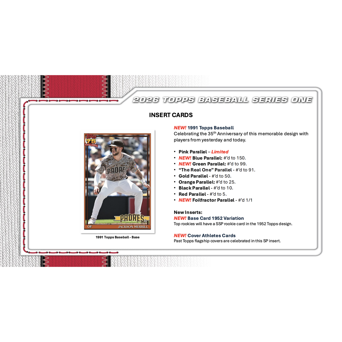 2026 Topps Series 1 Baseball Hobby Jumbo 6-Box Case