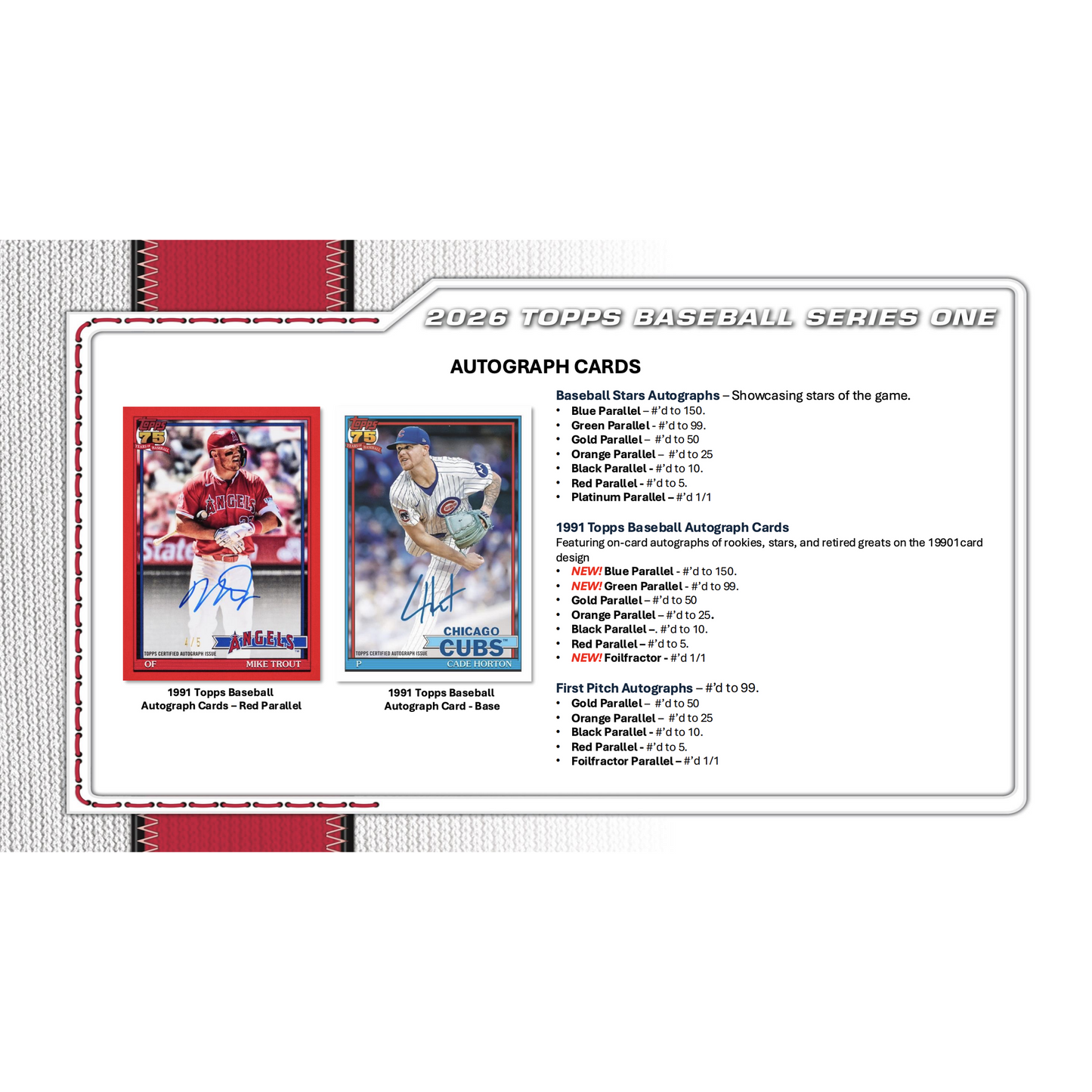 2026 Topps Series 1 Baseball Hobby Jumbo 6-Box Case