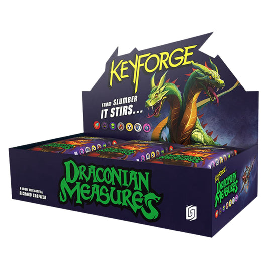 Keyforge Crucible Clash Draconian Measures Decks Display (Presell)