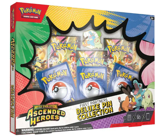 Pokemon TCG: Mega Evolution - Ascended Heroes First Partner Deluxe Pin Collection Box (PRE-ORDER)