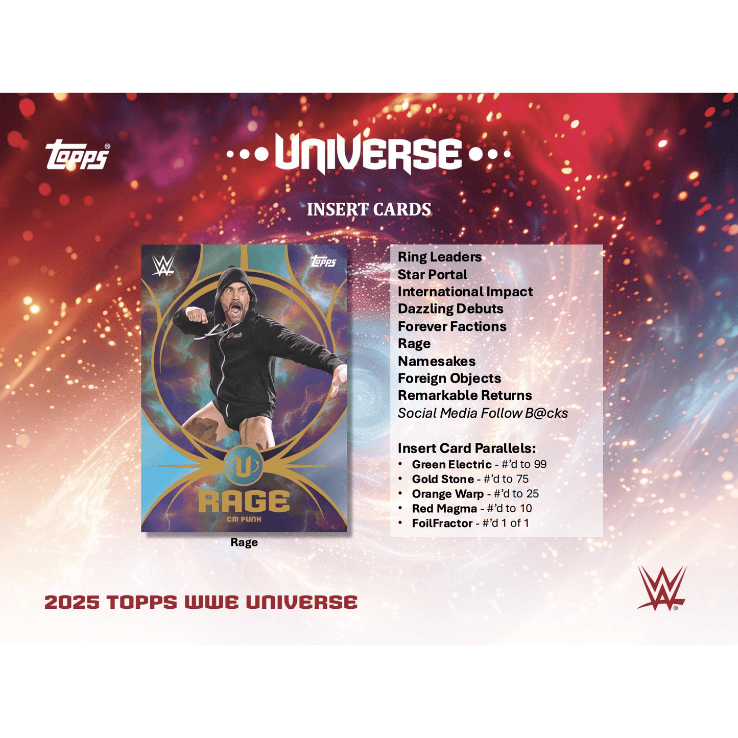 2025 Topps WWE Universe Hobby Box