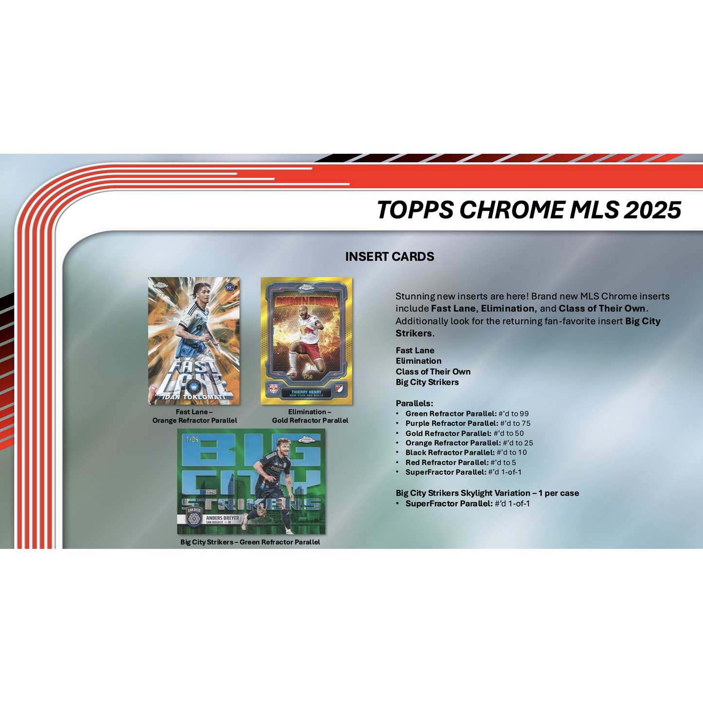 2025 Topps MLS Chrome Soccer Blaster Box