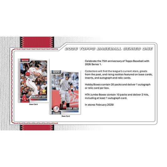 2026 Topps Series 1 Baseball Hobby 12-Box Case
