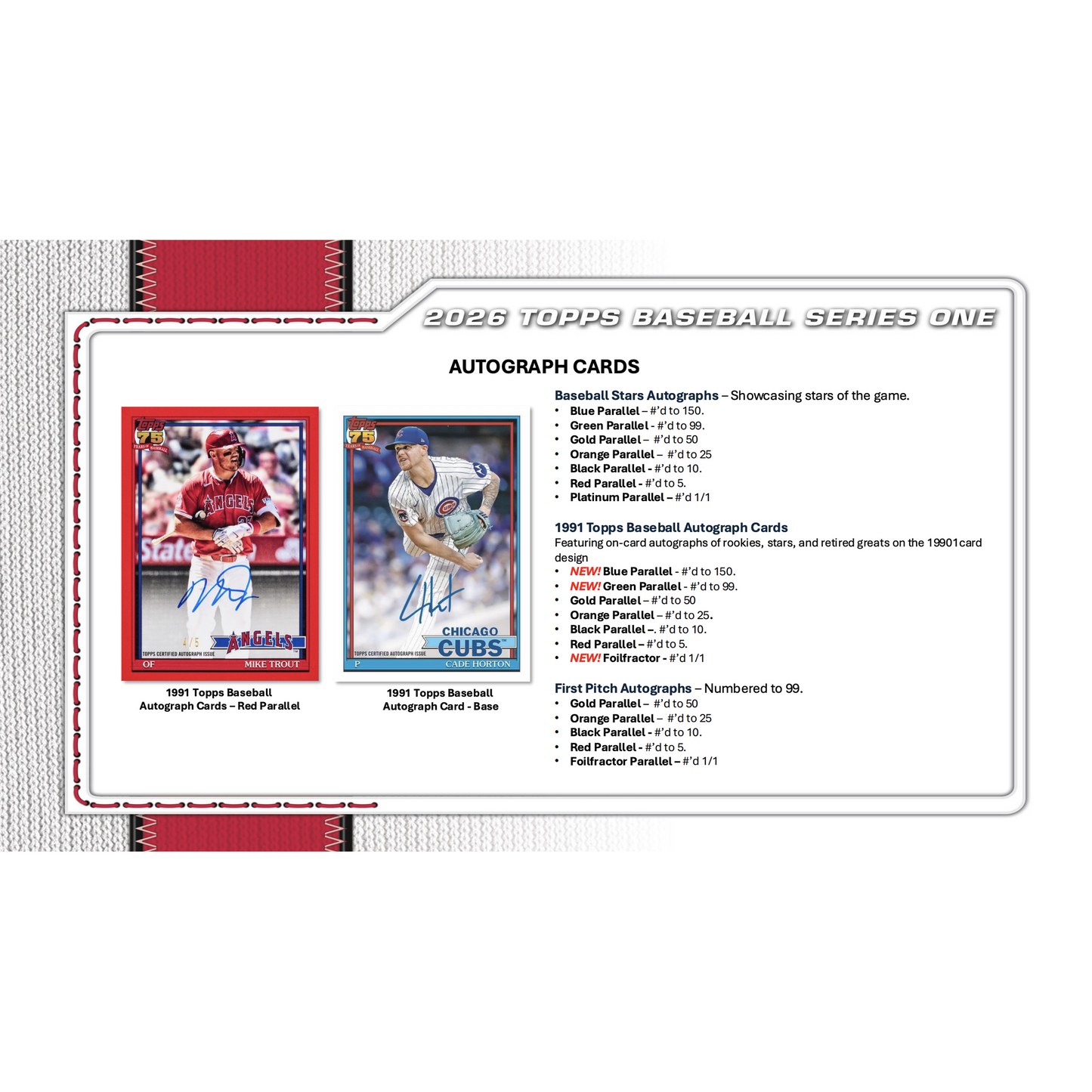 2026 Topps Baseball Series 1 Fat Pack