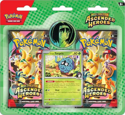 Pokemon TCG: Mega Evolution - Ascended Heroes 2 Pack Blister (Erika) (PRE-ORDER)